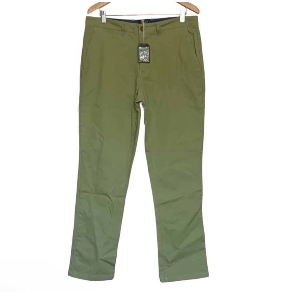 NWT Men's Olive Chino Pants - Classic Straight Fit 32x30